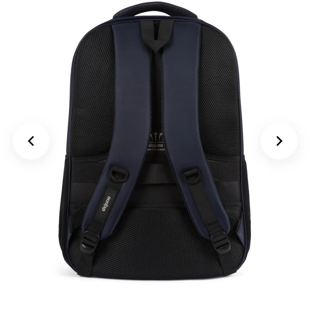 New! Dejuno Men's Black Laptop Backpack 20” with Multiple Compartments